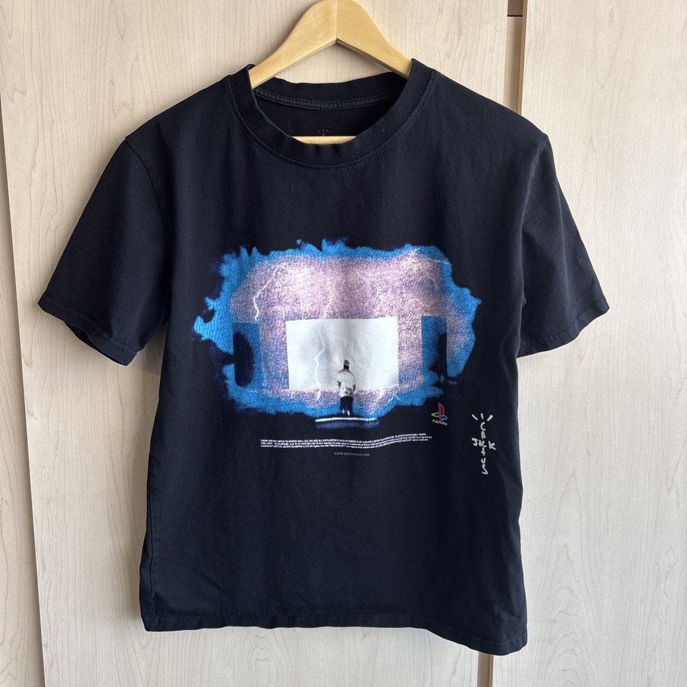 Travis Scott Monolith Night Playstation Shirt Mens Medium Cactus Jack Authentic